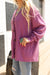Two-Tone Charm Cardigan in Marigold and Magenta