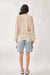 Lace Floral Mix Fabric Long Sleeves