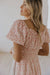Smocked Waist Mixed Media Dress