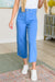 Briar High Rise Control Top Wide Leg Crop Jeans in Sky Blue