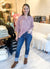 High Rise Cuffed Slim Straight Denim by Lovervet