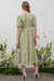 Button Down Lace Dress in Light Sage