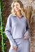 Relaxed Knit Top in Pale Blue Lavender