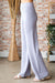 Relaxed Knit Straight Pants in Pale Blue Lavender