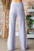 Relaxed Knit Straight Pants in Pale Blue Lavender