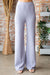 Relaxed Knit Straight Pants in Pale Blue Lavender