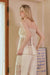 Side Square Crochet Pattern Pants in Taupe