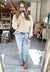 Relaxed 3/4 Sleeve in Khaki