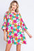 Summer Stroll Floral Crew Dress