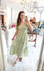 Button Down Lace Dress in Light Sage
