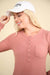 Soft brushed solid knit casual top