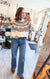 FAIR ISLE YOKE CREW NECK KNIT PULLOVER