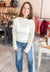 High Neck Fitted Sheer Mesh Lace Knit Top