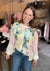 Lace Floral Mix Fabric Long Sleeves