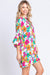 Summer Stroll Floral Crew Dress