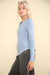 Soft brushed solid knit casual top