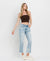 Tummy Control High Rise Straight Jeans in Light Wash by Lovervet
