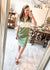 Rugby Dress in Hedge Green