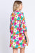 Summer Stroll Floral Crew Dress