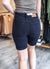 HW Garmet Dyed Tummy Control Bermuda Shorts