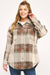 Women's Plaid Shirt in Brown & Rust