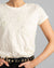 Floral Collage Ivory Blouse