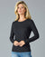 Essential Long Sleeve Tee in Black Beauty