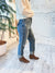 High Waist Rigid Magic Destroy Light Wash Straight by Judy Blue