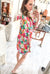 Summer Stroll Floral Crew Dress
