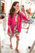 Summer Stroll Floral Crew Dress
