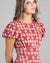Mi Amor Daisy Midi Knit Dress in Red