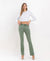 Mid Rise Ankel Bootcut Jean in Olive by Lovervet