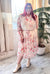 Meadows Above Swiss Dot Floral Dress in Ivory