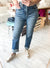 Super High Rise Straight Leg Denim in Medium Wash by MICA