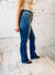 Morgan High Rise Distressed Straight Jeans
