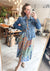 Ariel Denim Jacket in Medium Wash