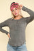 Soft brushed solid knit casual top