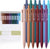 12 Pack Dark Vintage Retractable Gel Pens, 0.7mm Fine Tip