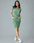 Apres Surf Top in Hedge Green