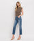 High Rise Crop Straight Denim by Lovervet