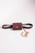 Versatile Mini Faux Leather Belt Bag with Gold Chain