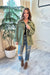 Pearl Beaded Jacket in Olive