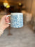 Coffee Mug - Floral Print Blue & White