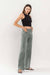 90'S Vintage Super High Rise Flare Jean in Thyme by Vervet