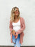 Lola Cardigan in Dusty Pink & Purple