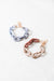 Two-Tone Chunky Linked Chain Bracelet in Grey or Khaki
