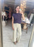 High Rise Raw Hem Ankle Wide Leg Denim in Off White by Lovervet