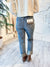 High Waist Rigid Magic Destroy Light Wash Straight by Judy Blue