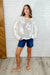 Catch the Breeze Layering Top in Off White