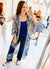Scalloped Cami in Royal Blue
